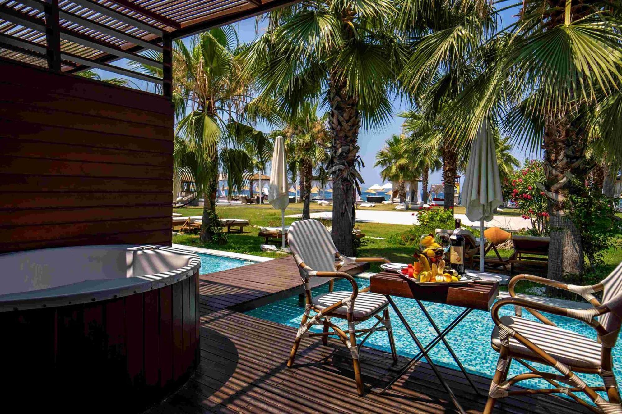 Risus Beach Resort Hotel Kusadası Exteriér fotografie